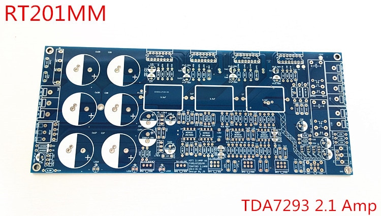 Pcb   hifi 2.1   tda7293  2.1   (Ŀ ȣ ) pre amp  rear amp together